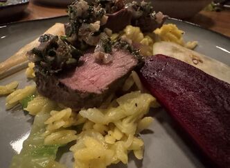 Lammfleisch-Pasta